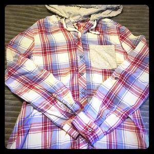 Kirra hooded flannel